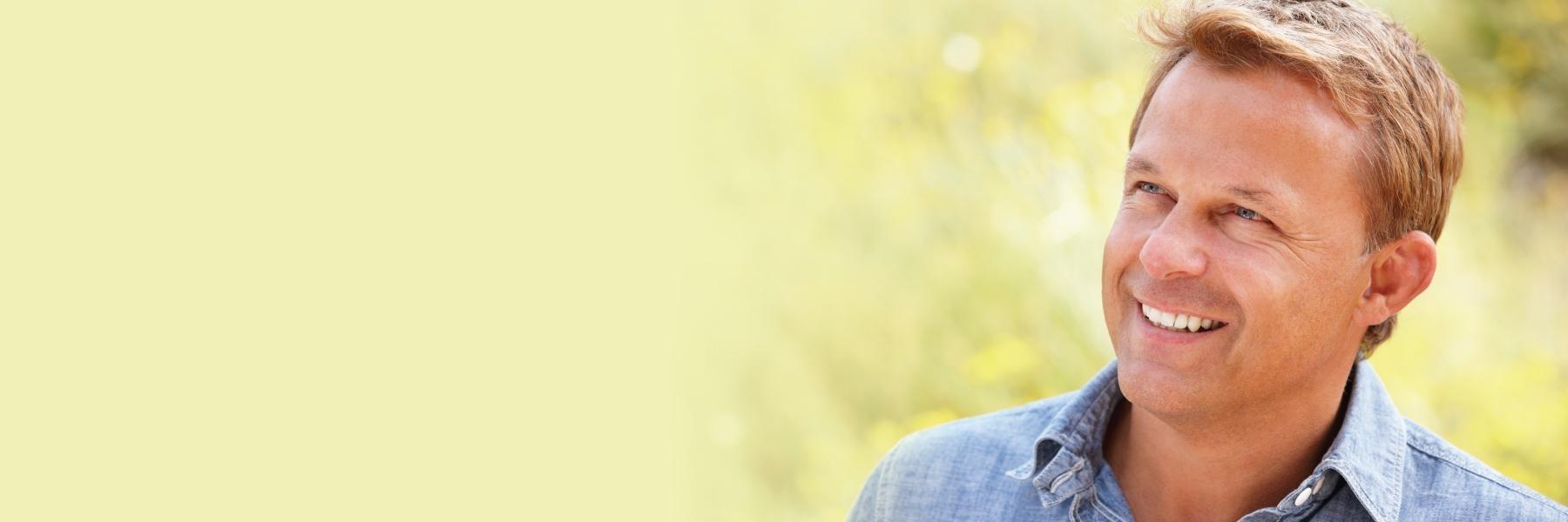 Man smiling