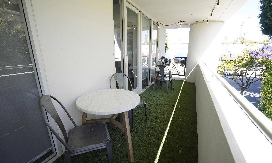 balcony from our santa monica office